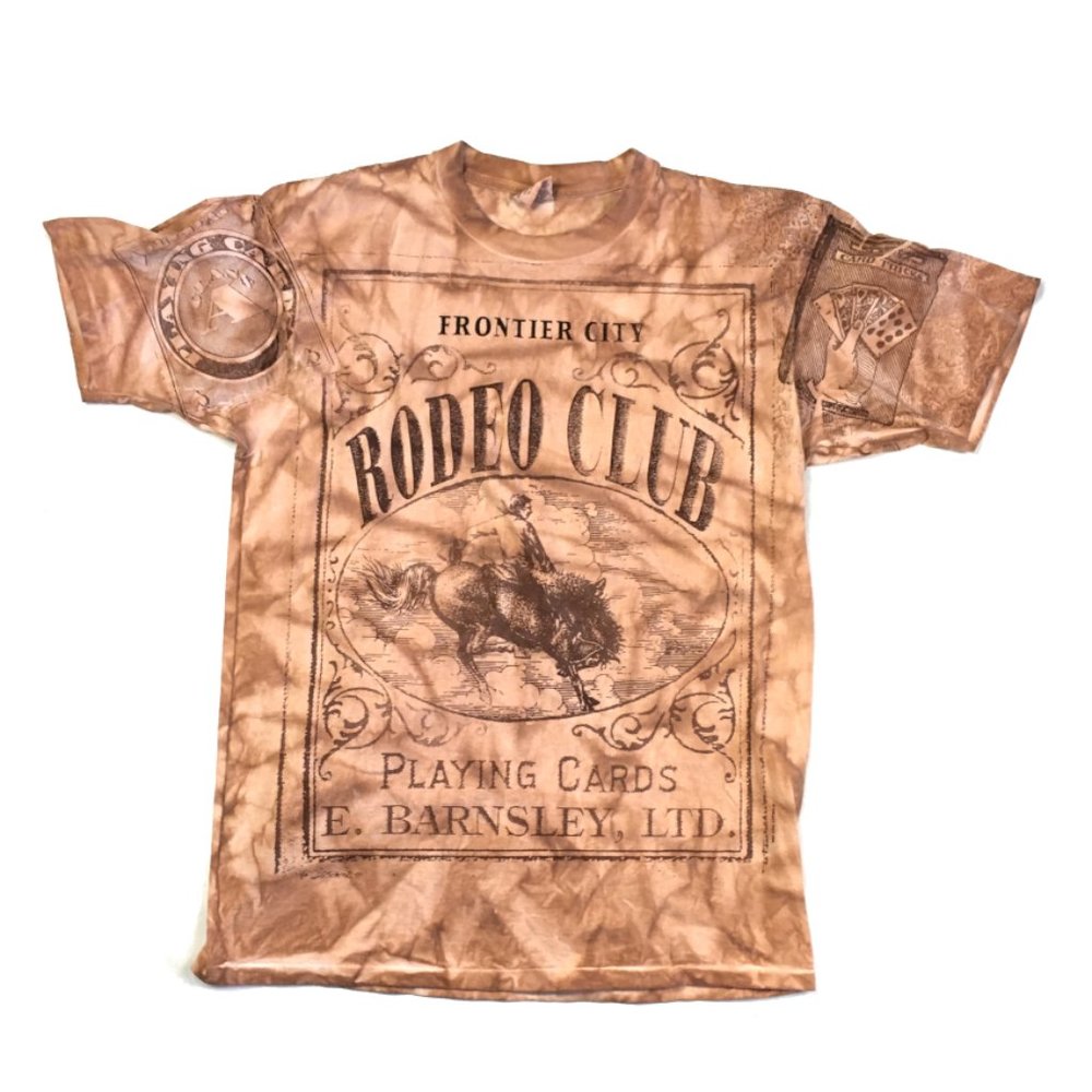 1994 Sneaky Tees Rodeo Club Tie-Dye T-Shirt